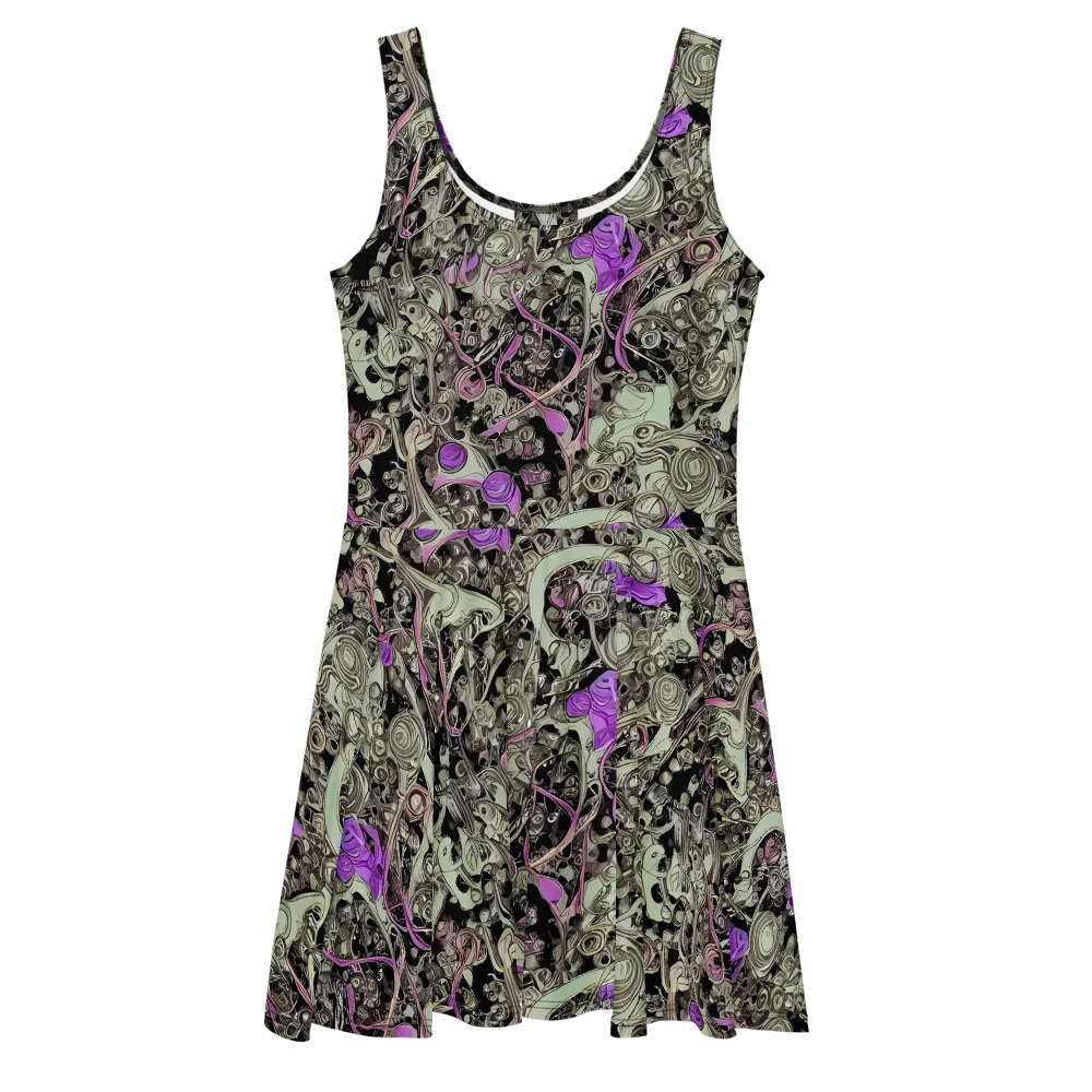 Molten Curiosity on Skater Dress — Front