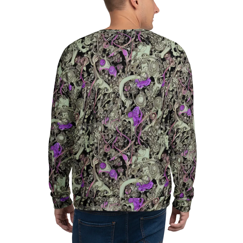 Molten Curiosity on Sweatshirt — Back