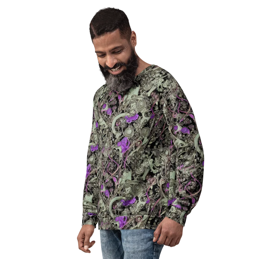 Molten Curiosity on Sweatshirt — Left Front