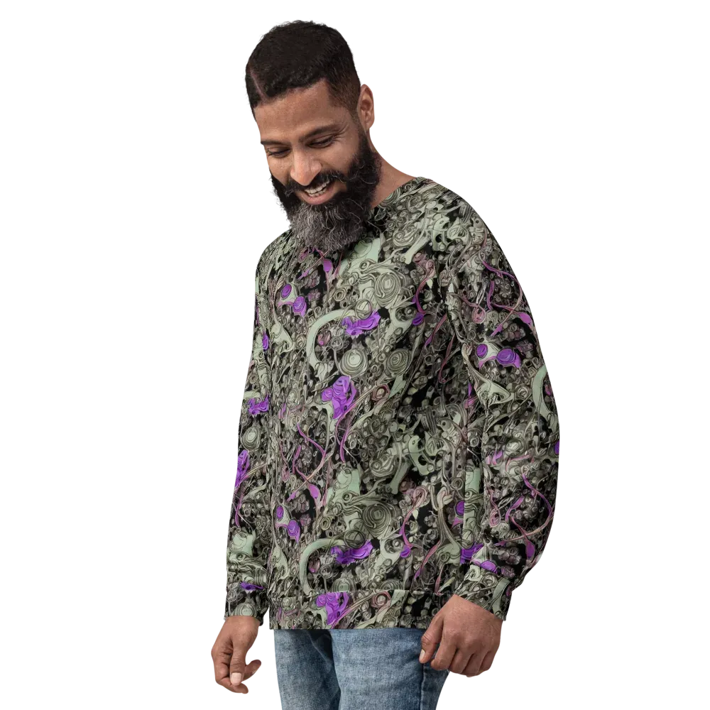 Molten Curiosity on Sweatshirt — Left Front
