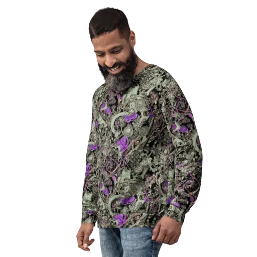 Molten Curiosity on a Sweatshirt