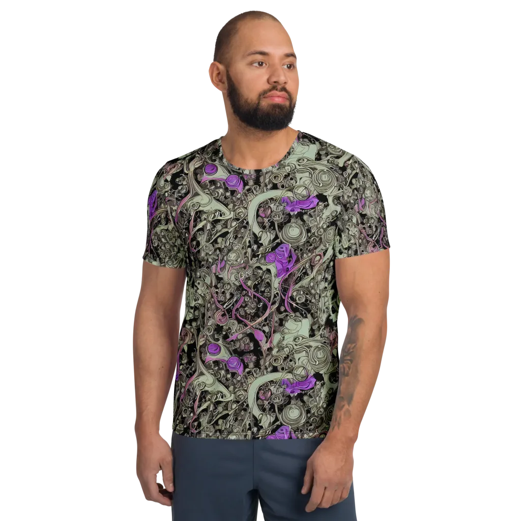 Molten Curiosity on Men's Athletic T-Shirt — Front