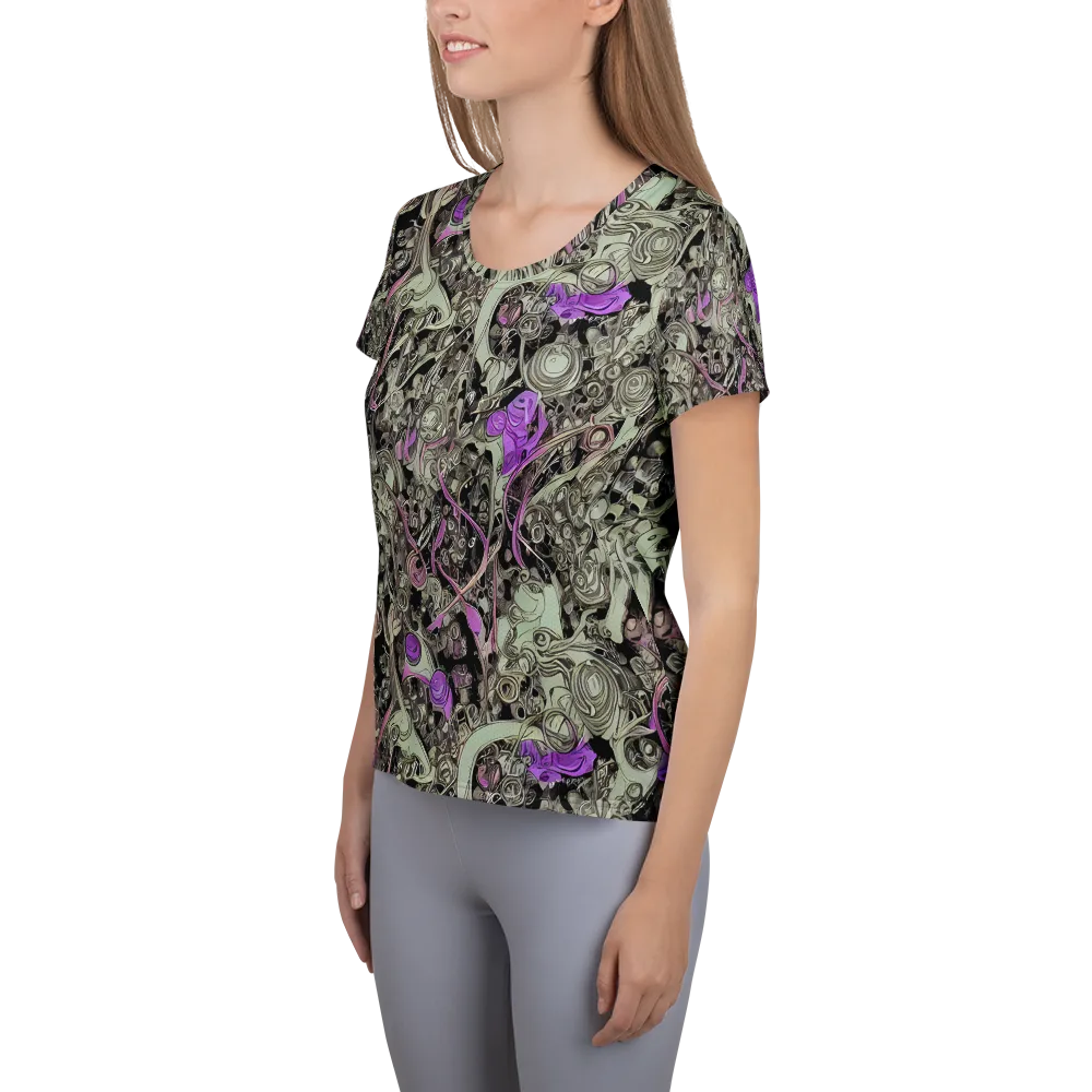 Molten Curiosity on Women's Athletic T-Shirt — Left