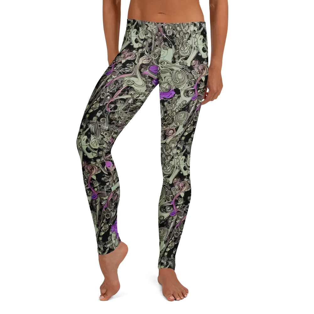 Molten Curiosity on Leggings — Front