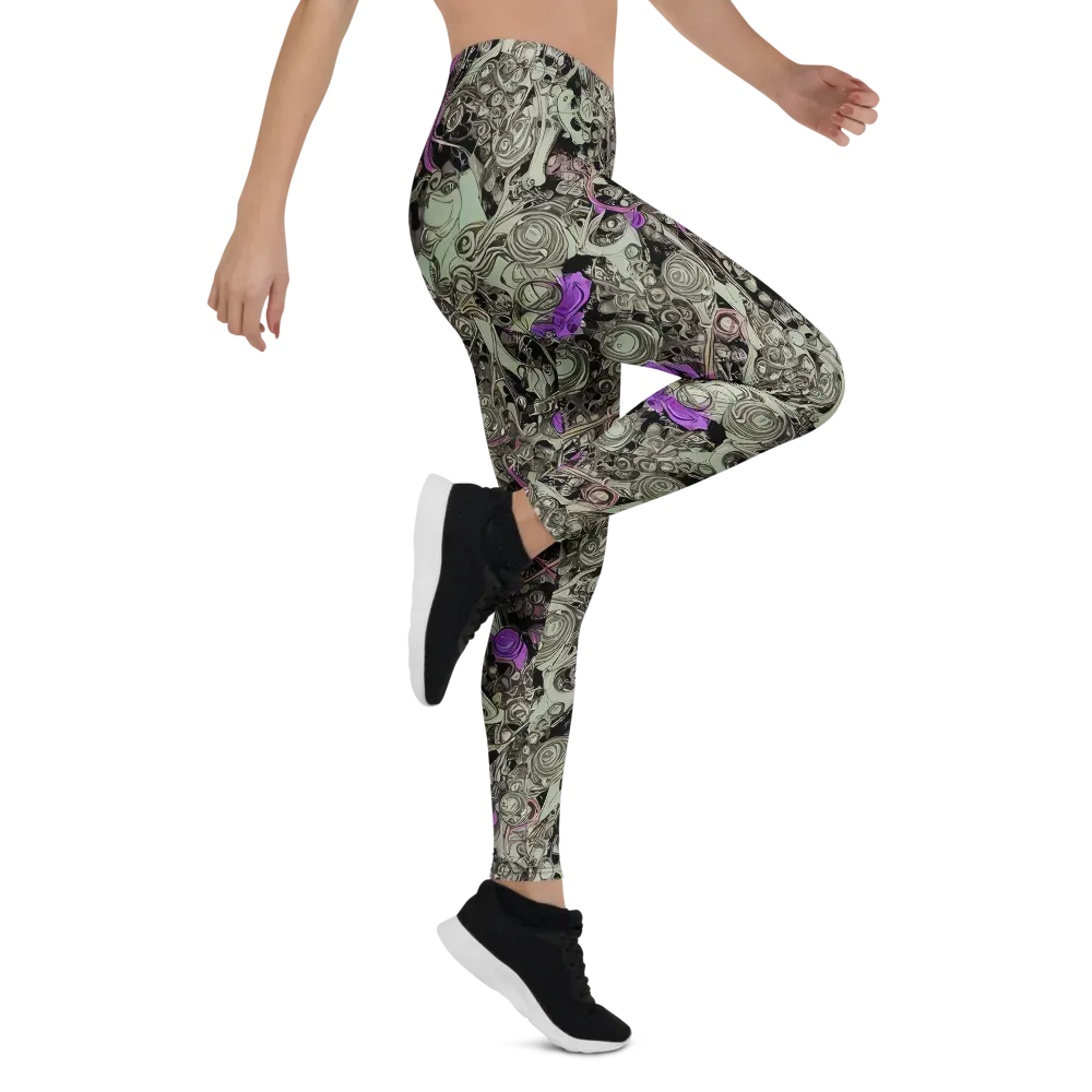 Molten Curiosity on Leggings — Right