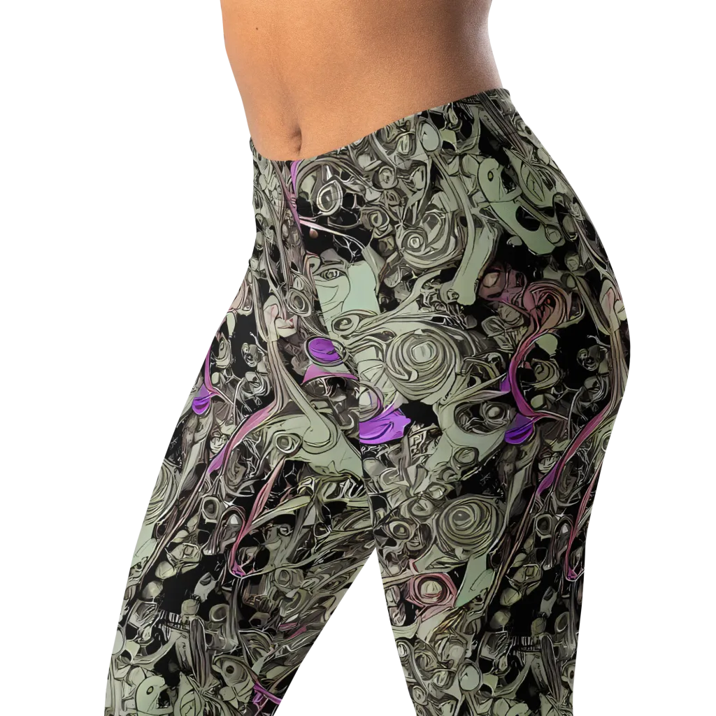 Molten Curiosity on Leggings — Left Front