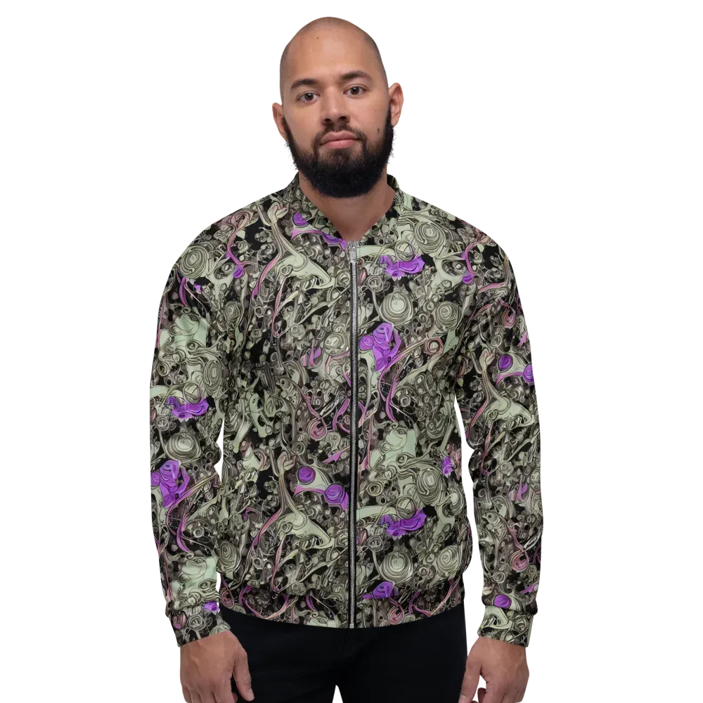 Molten Curiosity on Bomber Jacket — Front