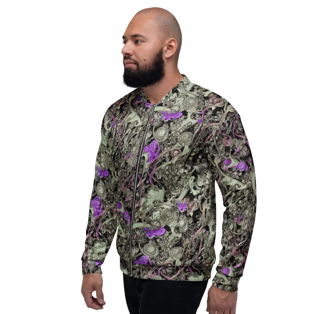 Molten Curiosity on Bomber Jacket — Left