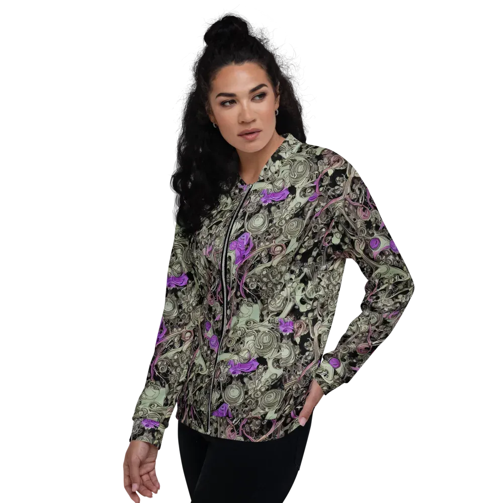 Molten Curiosity on Bomber Jacket — Left