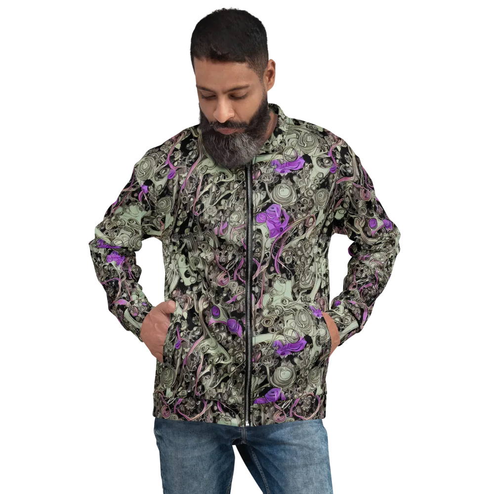 Molten Curiosity on Bomber Jacket — Front