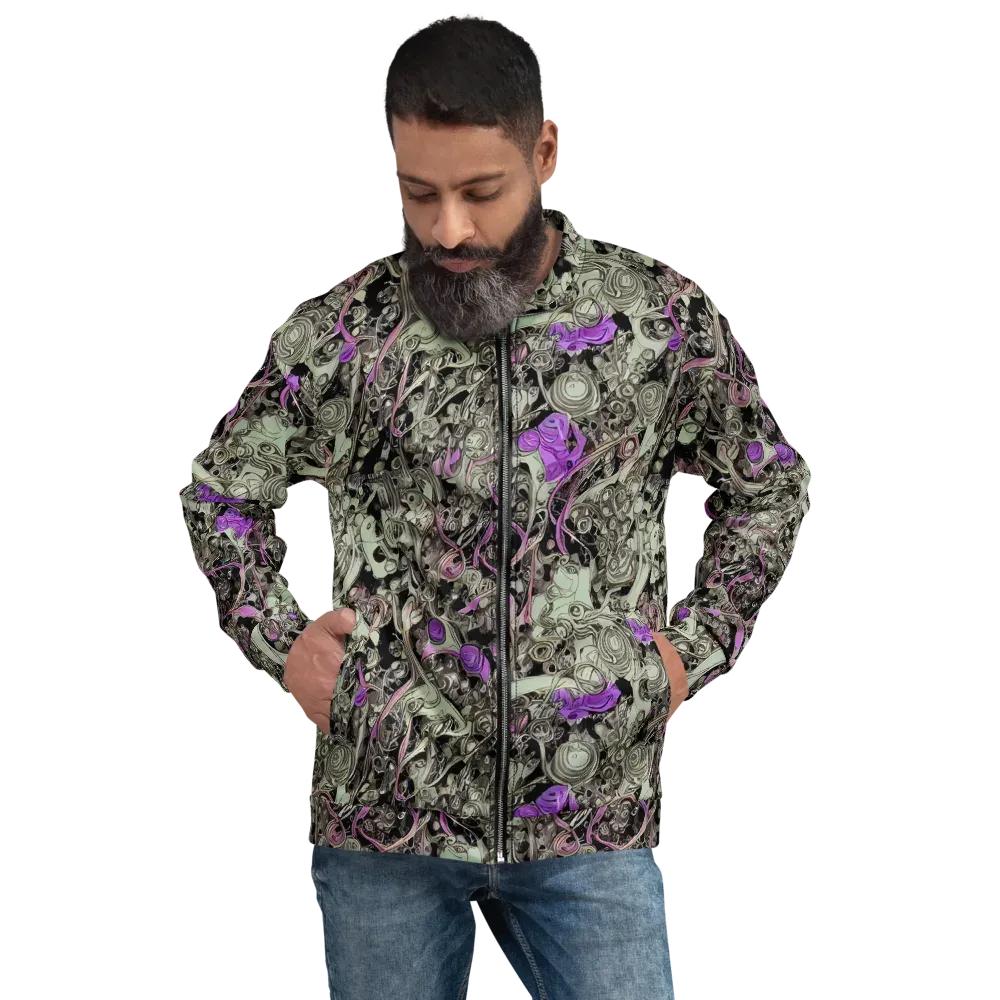 Molten Curiosity on Bomber Jacket — Front