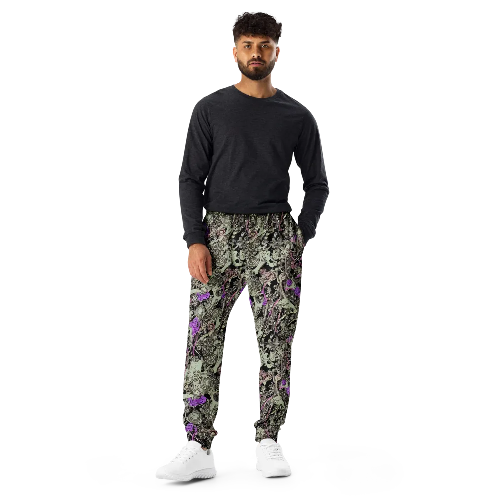 Molten Curiosity on Men's Joggers — Front