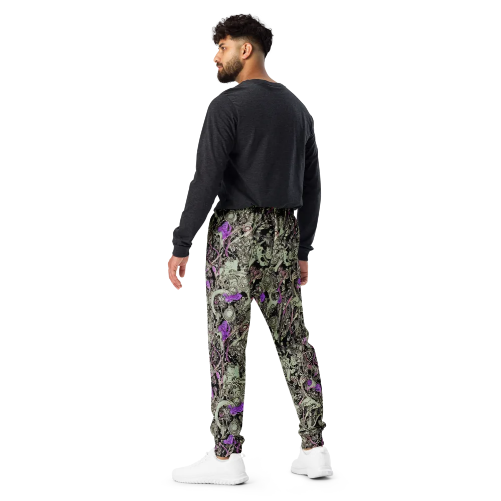 Molten Curiosity on Men's Joggers — Back