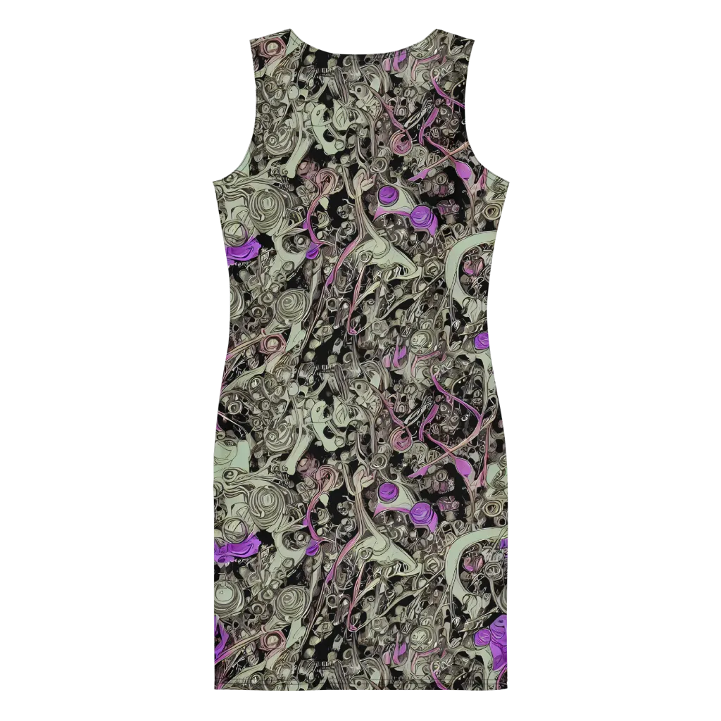 Molten Curiosity on Bodycon Dress — Back