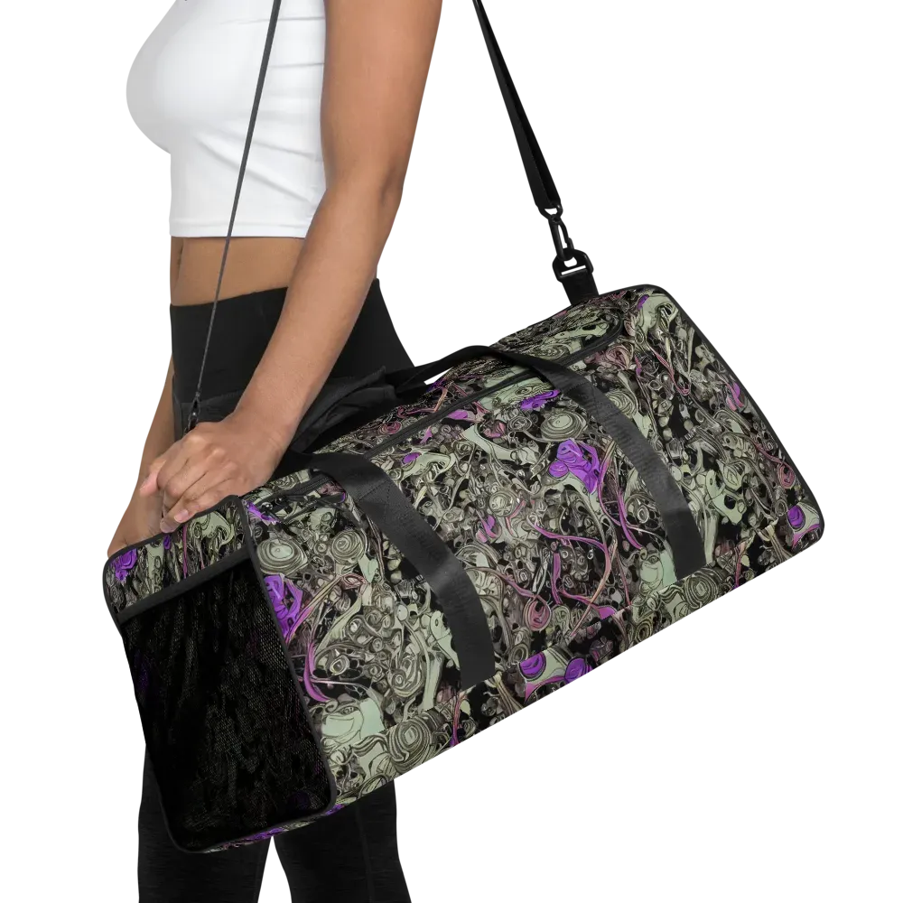Molten Curiosity on Duffle Bag — Front