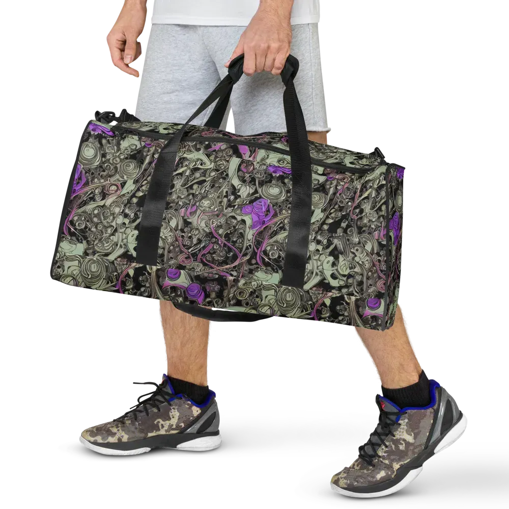 Molten Curiosity on Duffle Bag — Front