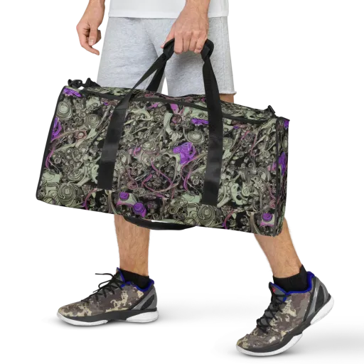 Molten Curiosity on a Duffle Bag