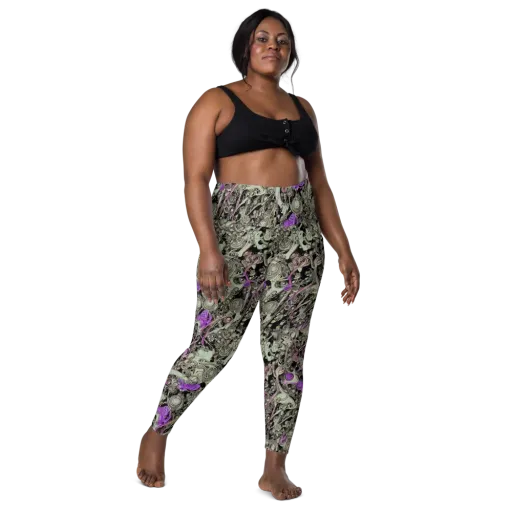 Molten Curiosity on a Leggings with Pockets