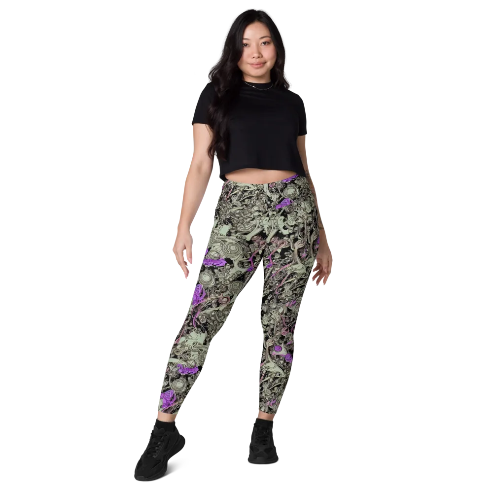 Molten Curiosity on Leggings with Pockets — Front