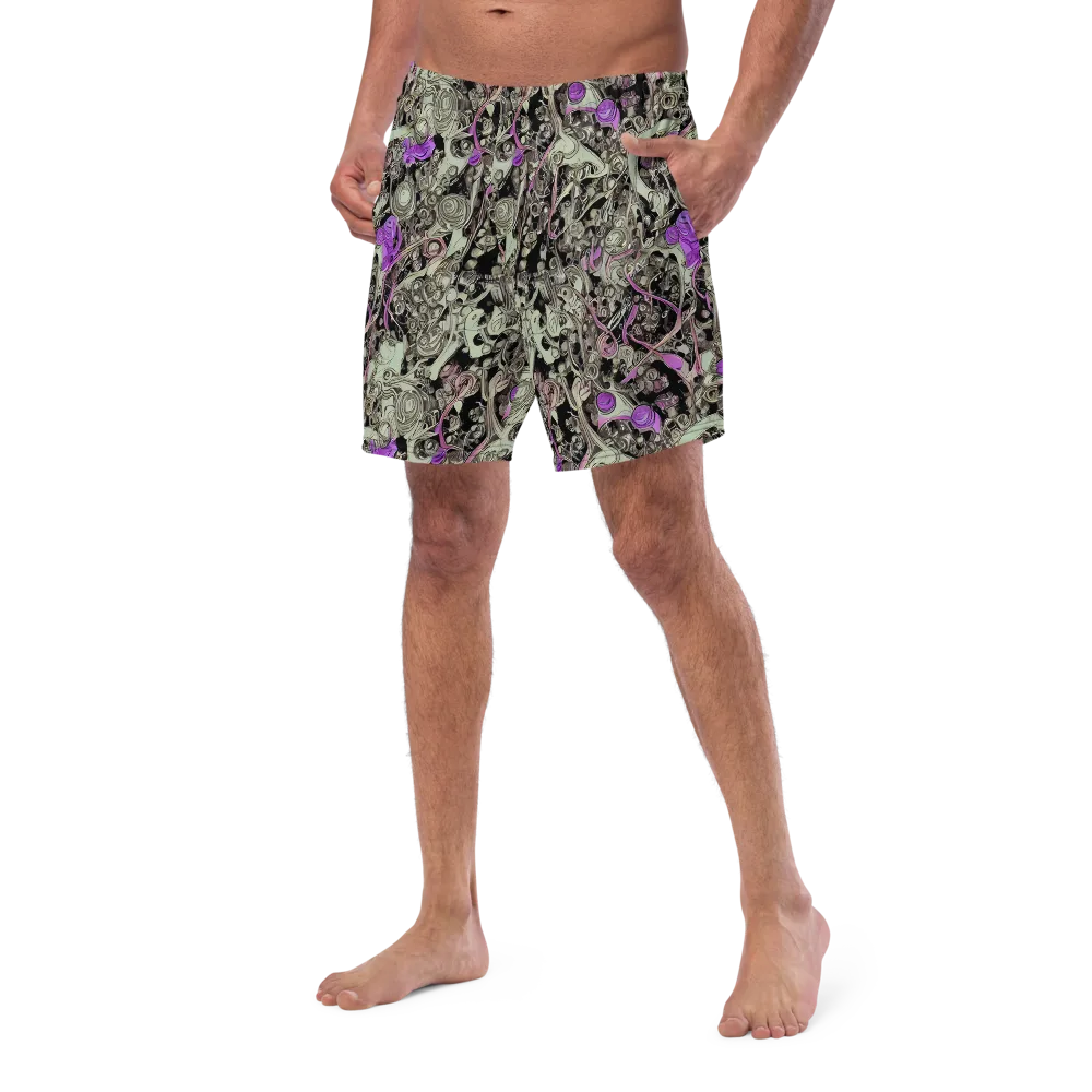 Molten Curiosity on Swim Trunks — Left Front
