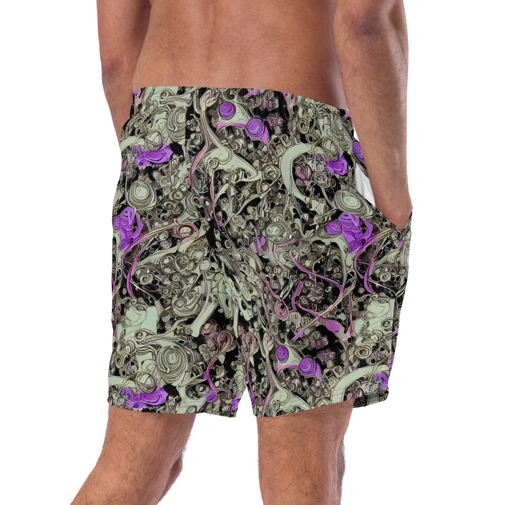 Molten Curiosity on Swim Trunks — Right Back