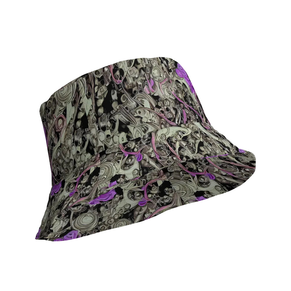Molten Curiosity on Reversible Bucket Hat — Product details Outside