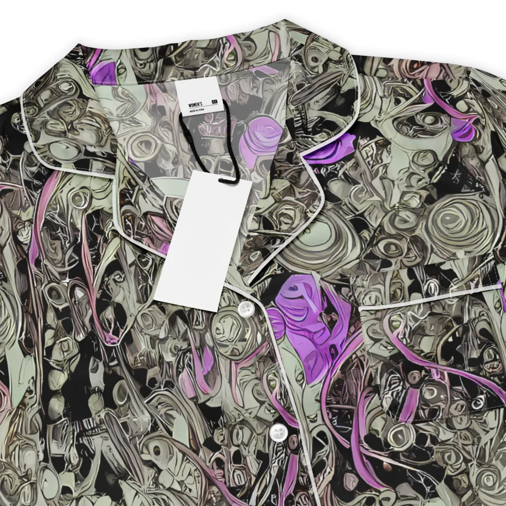 Molten Curiosity on Women's Short Sleeve Pajama Top — Product details