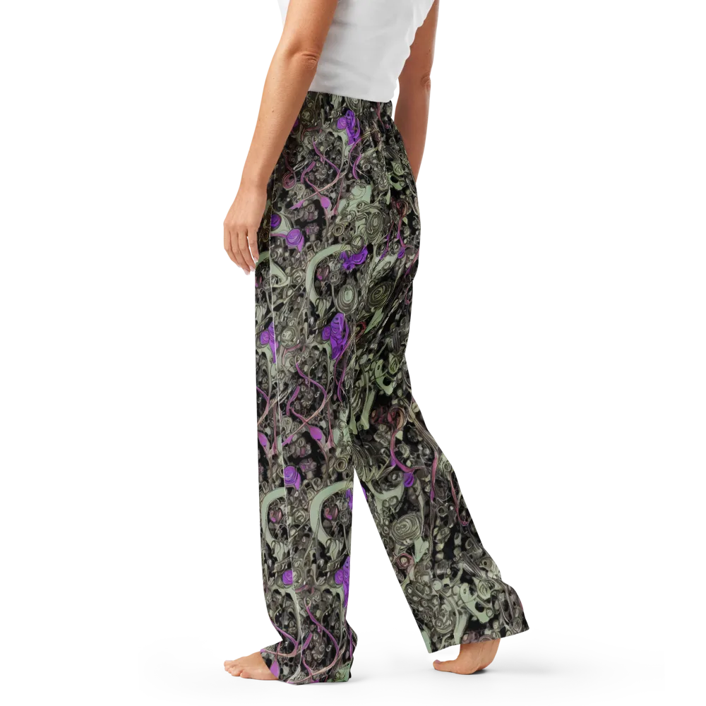 Molten Curiosity on Women's Pajama Pants — Left