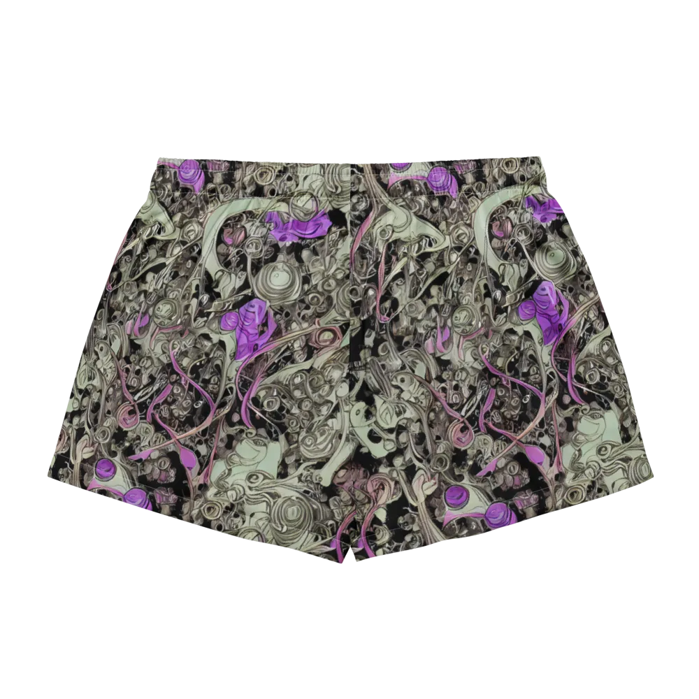 Molten Curiosity on Women's Pajama Shorts — Back