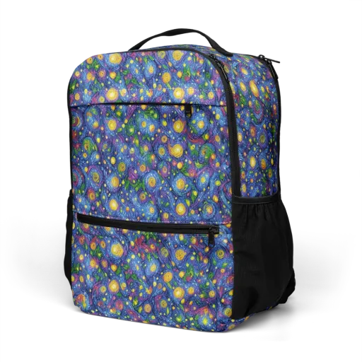 Cobalt Star Garden on a Utility Backpack