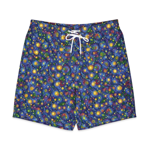 Cobalt Star Garden on a Men's Board Shorts