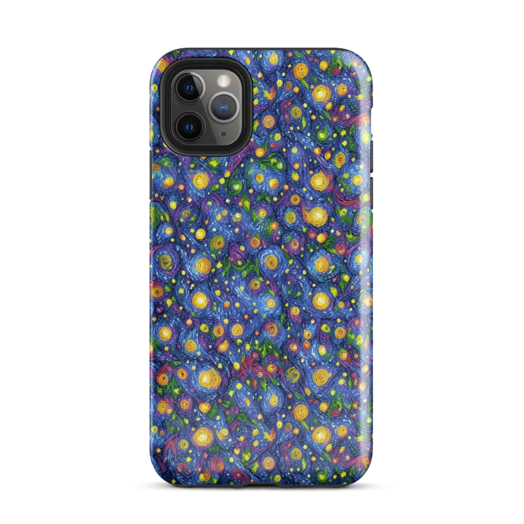 Cobalt Star Garden on Tough Case for iPhone® — Front