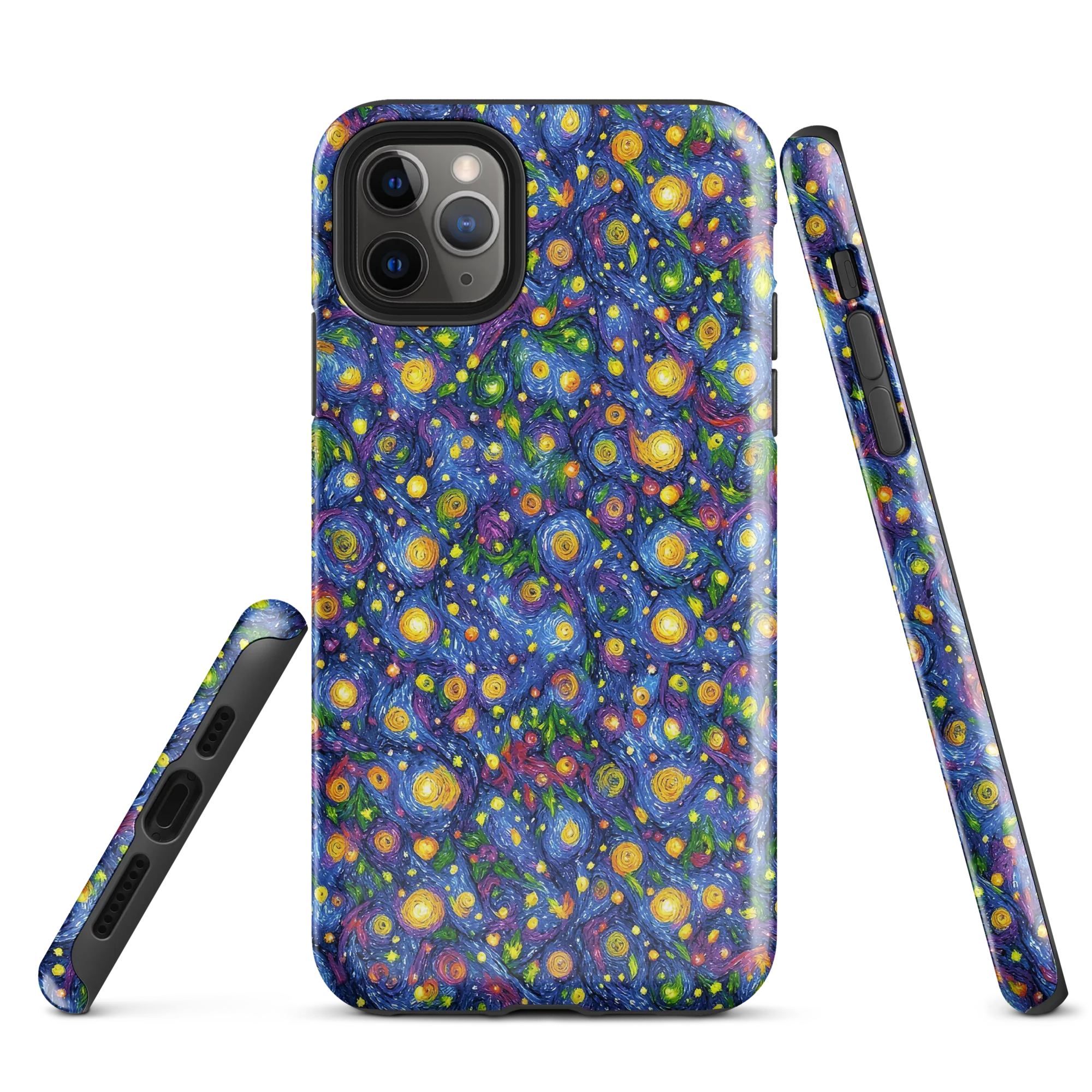 Cobalt Star Garden on Tough Case for iPhone® — Front