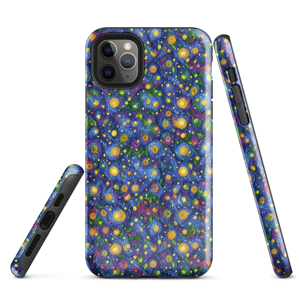 Cobalt Star Garden on Tough Case for iPhone® — Front