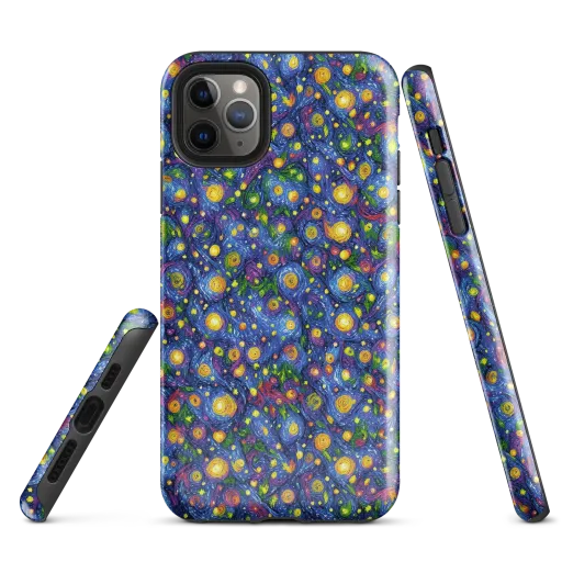 Cobalt Star Garden on a Tough Case for iPhone®