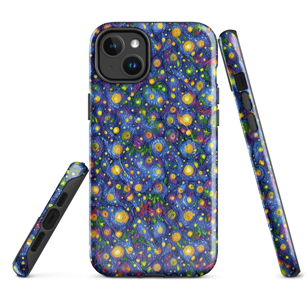 Cobalt Star Garden on MagSafe Tough Case for iPhone® — Front
