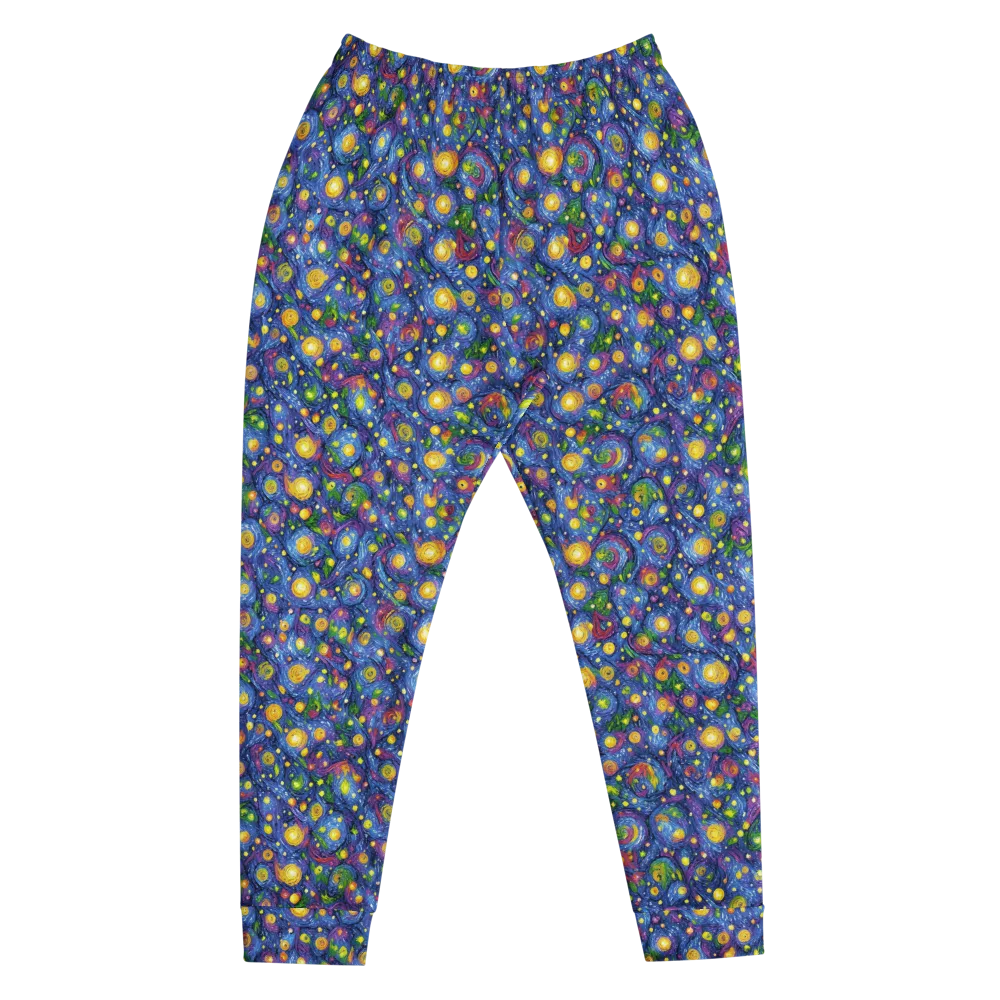 Cobalt Star Garden on Men's Joggers — Front
