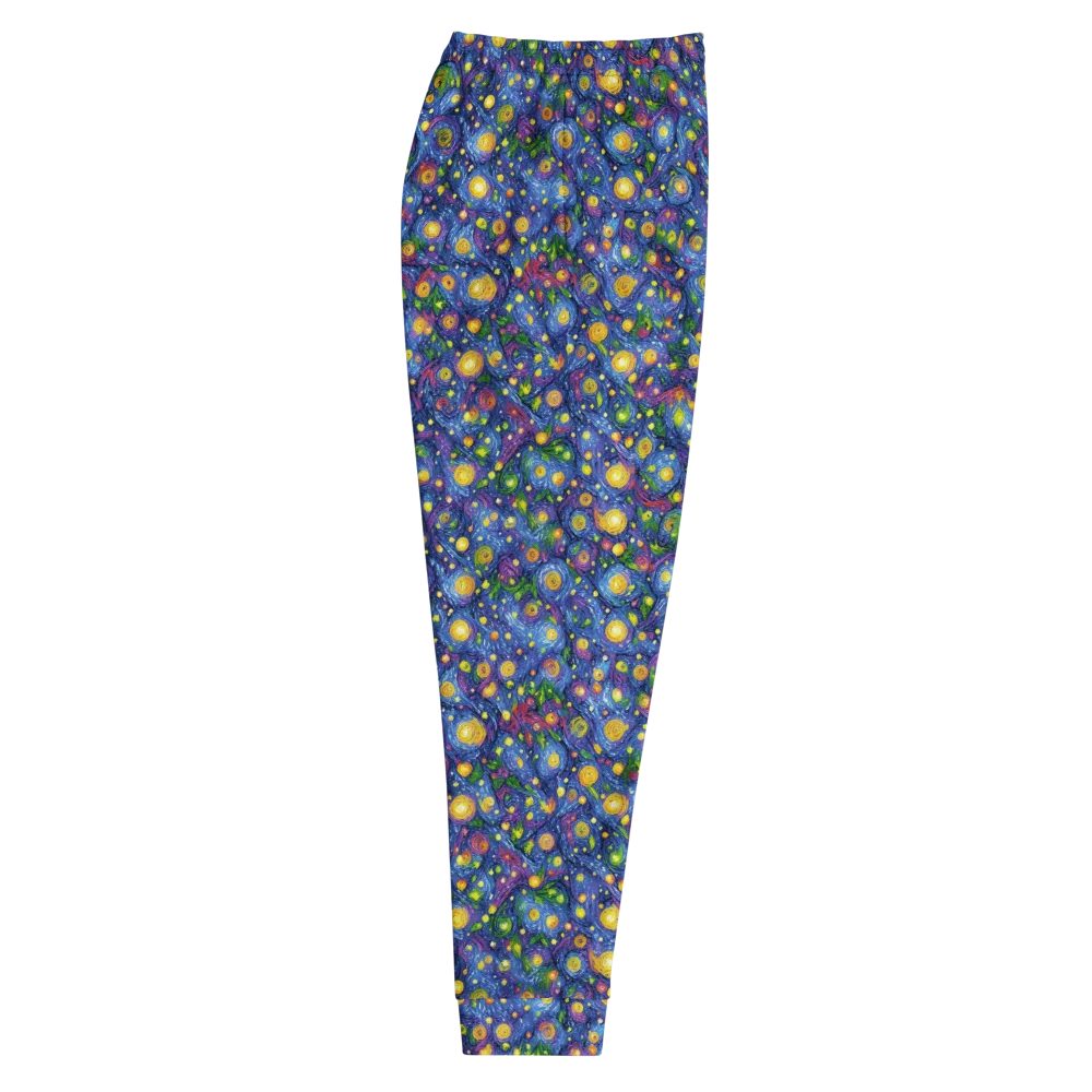 Cobalt Star Garden on Men's Joggers — Right