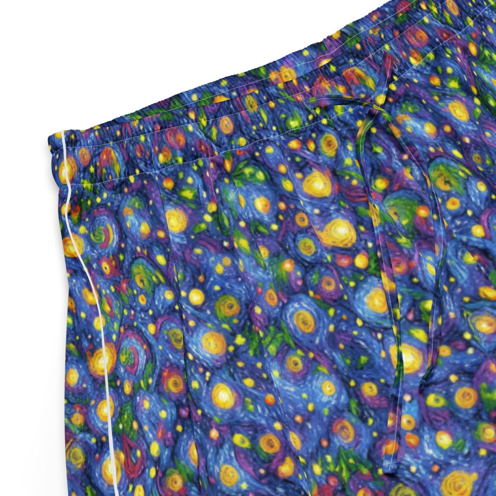 Cobalt Star Garden on Women's Pajama Shorts — Product details