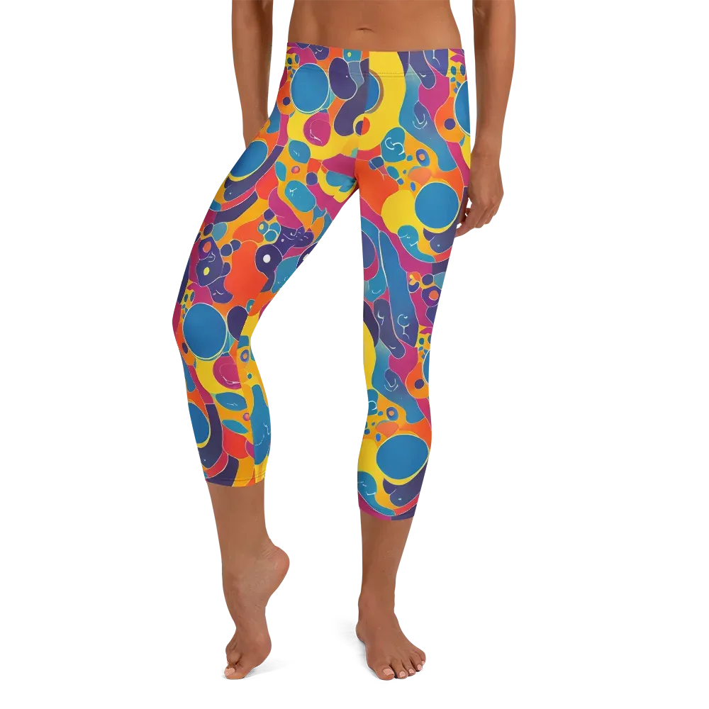 Pop Morphology on Capri Leggings — Front