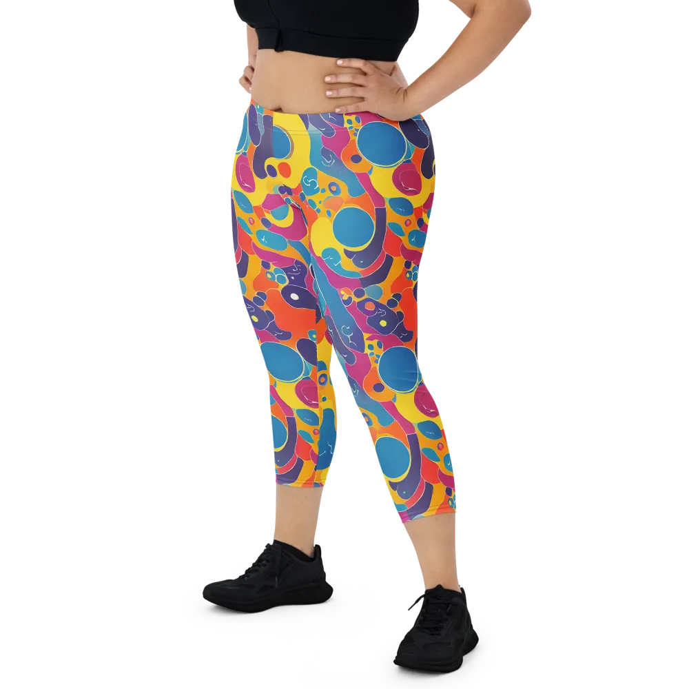 Pop Morphology on Capri Leggings — Front