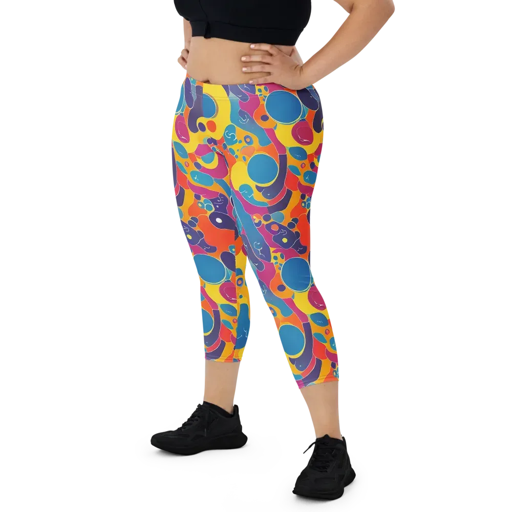 Pop Morphology on Capri Leggings — Front