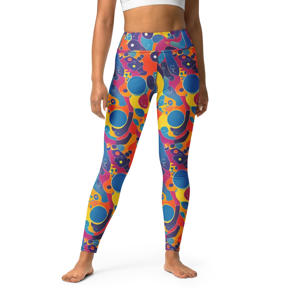 Pop Morphology on Yoga Leggings — Front