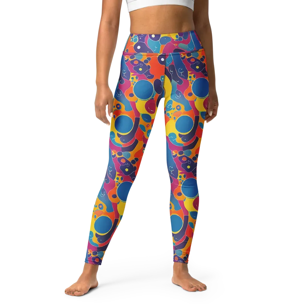 Pop Morphology on Yoga Leggings — Front