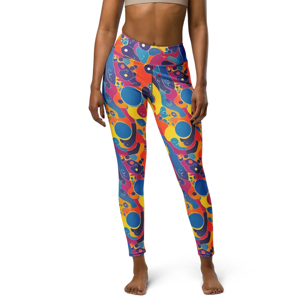 Pop Morphology on Yoga Leggings — Front