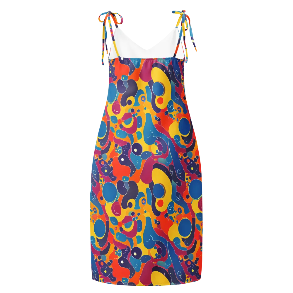 Pop Morphology on Slip Dress — Back