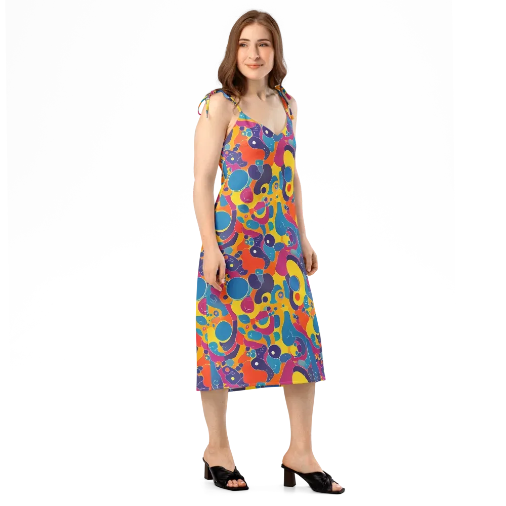 Pop Morphology on Slip Dress — Right Front