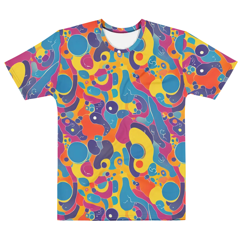 Pop Morphology on Men's Cotton Crew Neck T-Shirt — Front
