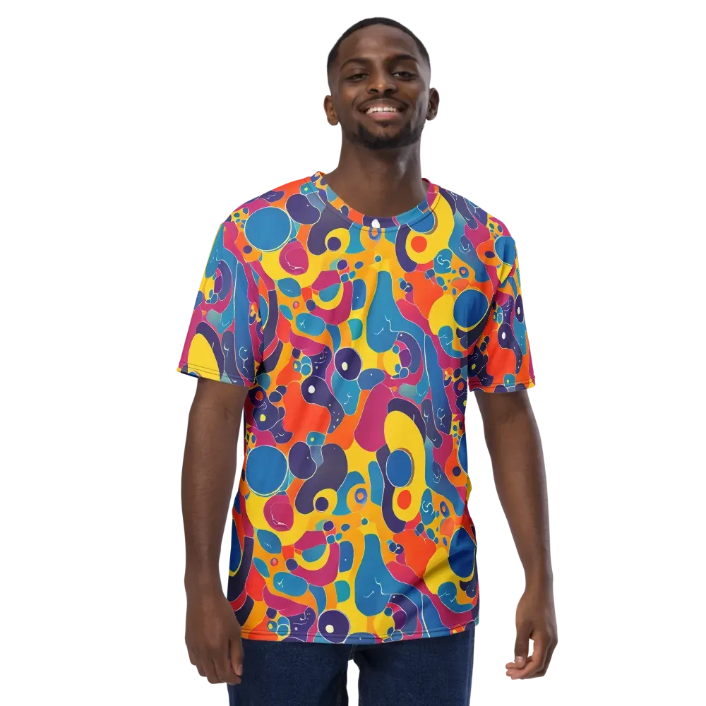 Pop Morphology on Men's Crew Neck T-Shirt — Front