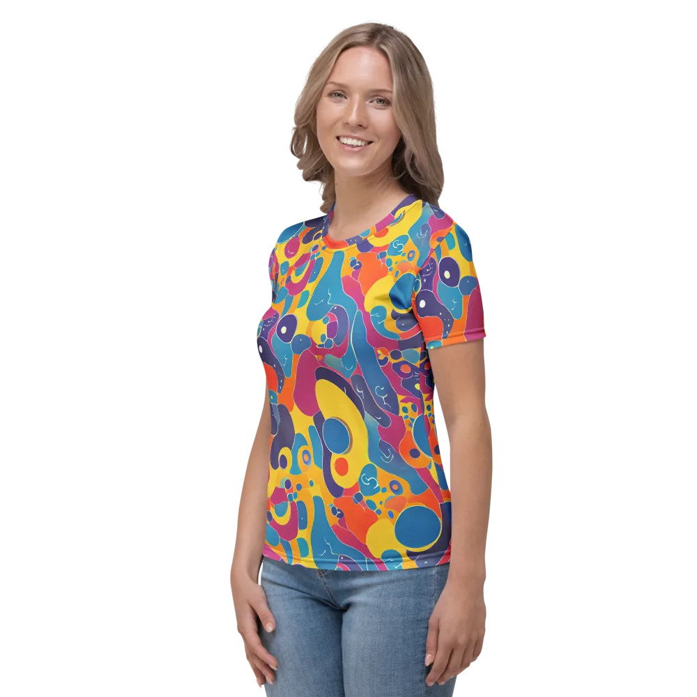 Pop Morphology on Women's Crew Neck T-Shirt — Left